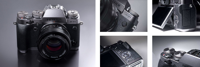 富士フィルム Fujifilm X-T1 silver + lens kit